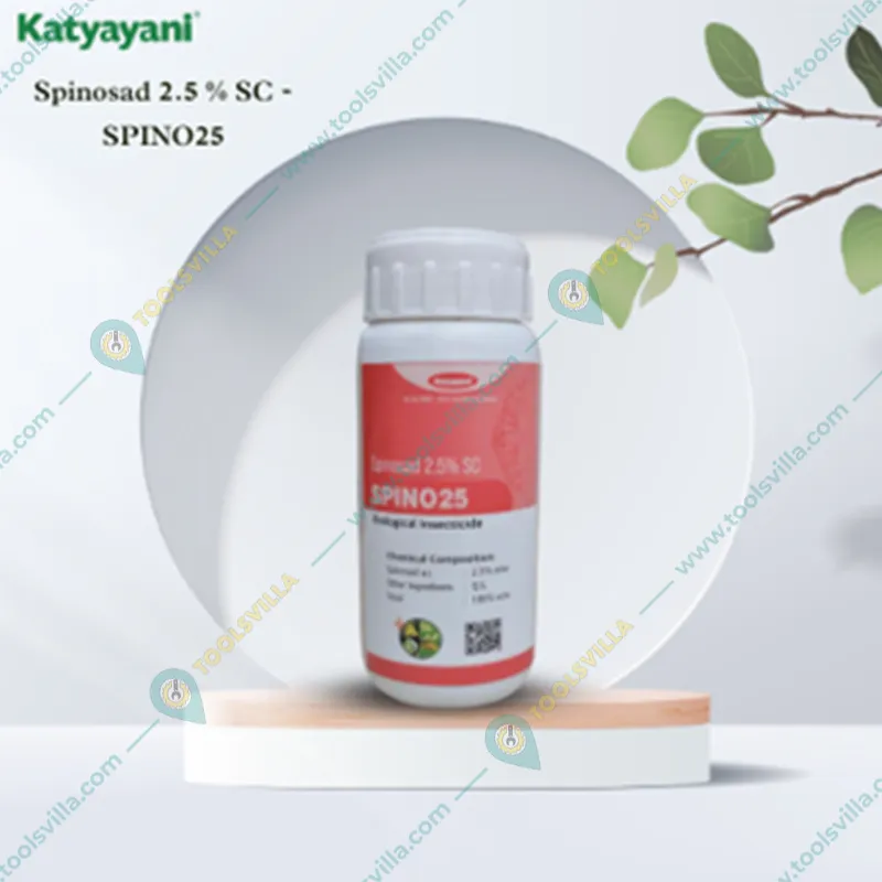 Katyayani Spino 25 | Spinosad 2.5% SC | Chemical Insecticide | 100 ml(Pack-1 x 100 ml)