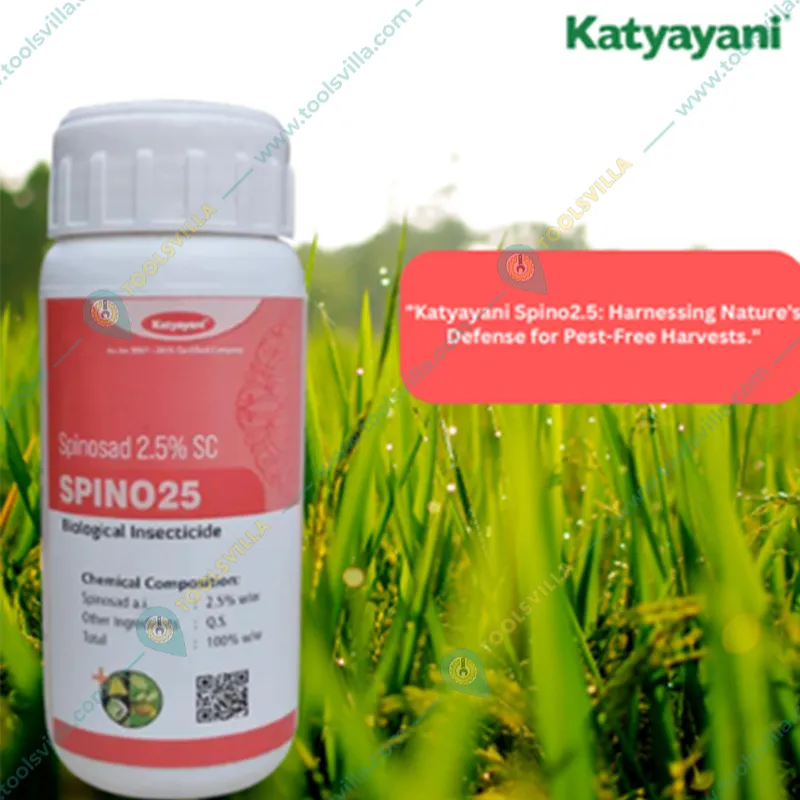 Katyayani Spino 25 | Spinosad 2.5% SC | Chemical Insecticide | 100 ml(Pack-1 x 100 ml)