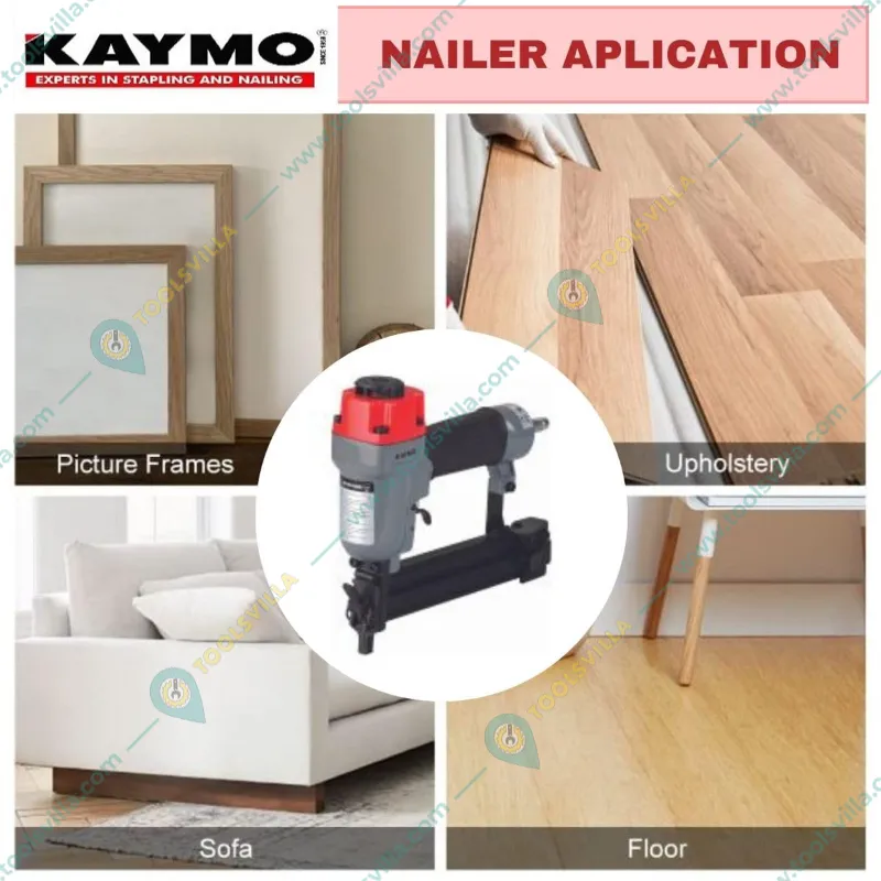 Kaymo 15-50 mm Pneumatic Air Brad Nailer (ECO-PB18G50)