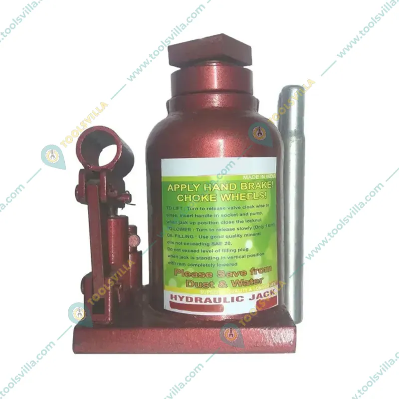 Heavy Duty 30-Ton Capacity Hydraulic Bottle Jack for Hatchback Cars, Compact SUVs, Mini Truck, Tractor - 350 mm Maximum Lifting Height