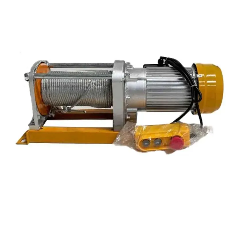 4G 1000 KG capacity 3 Hp High Speed KCD Winch With 6 MM & 50 meter Wire Rope