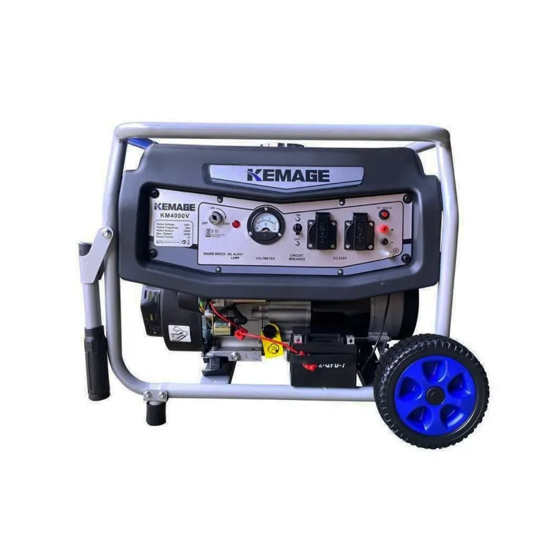 Kemage 3 KVA Single Phase Electric / Remote Start Portable Petrol Generator With 15 L Fuel Tank