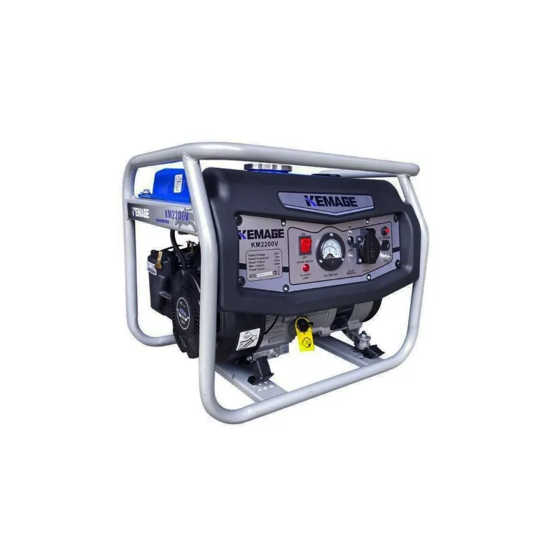 Kemage 1.3 KVA Single Phase Recoil / Remote Start Portable Petrol Generator With 9.6 L Fuel Tank