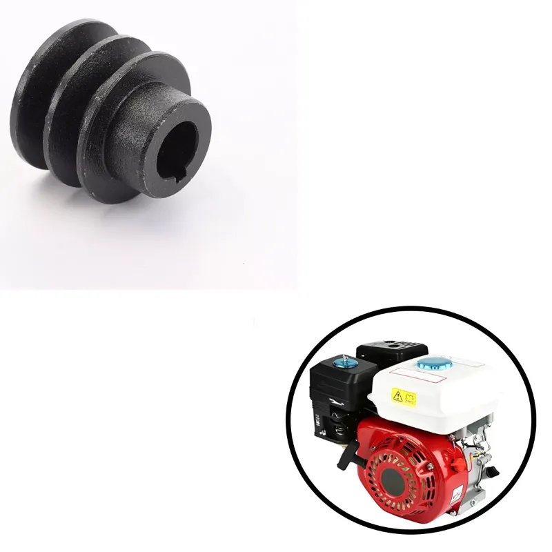  Heavy Duty WP077 Key Way Pulley for 168F/170F Engine Power Tiller And Water Pump