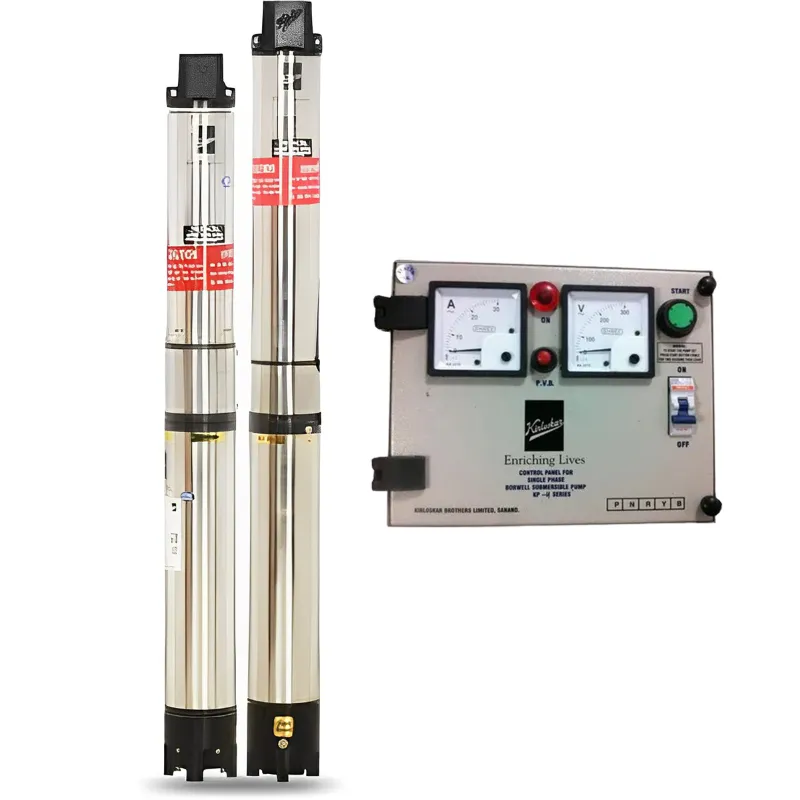 Kirloskar 1.5HP 4 Inch 1Ph Water Filled Borewell Submersible Pump With CP 305ft Head 1 Year Warranty NEO 60 1512 CP