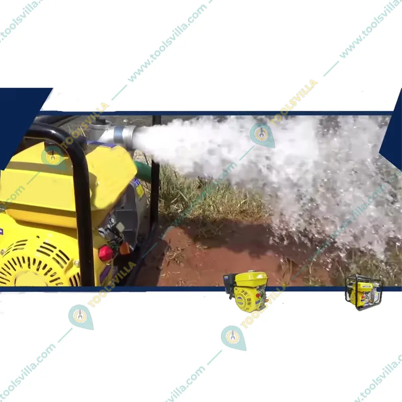 Kisankraft KK-WPP-31, 4-stroke Petrol Operated 3 inch Agriculture Water Pump | Ideal for Irrigation Purposes