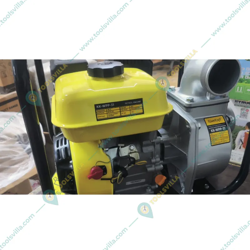Kisankraft KK-WPP-31, 4-stroke Petrol Operated 3 inch Agriculture Water Pump | Ideal for Irrigation Purposes