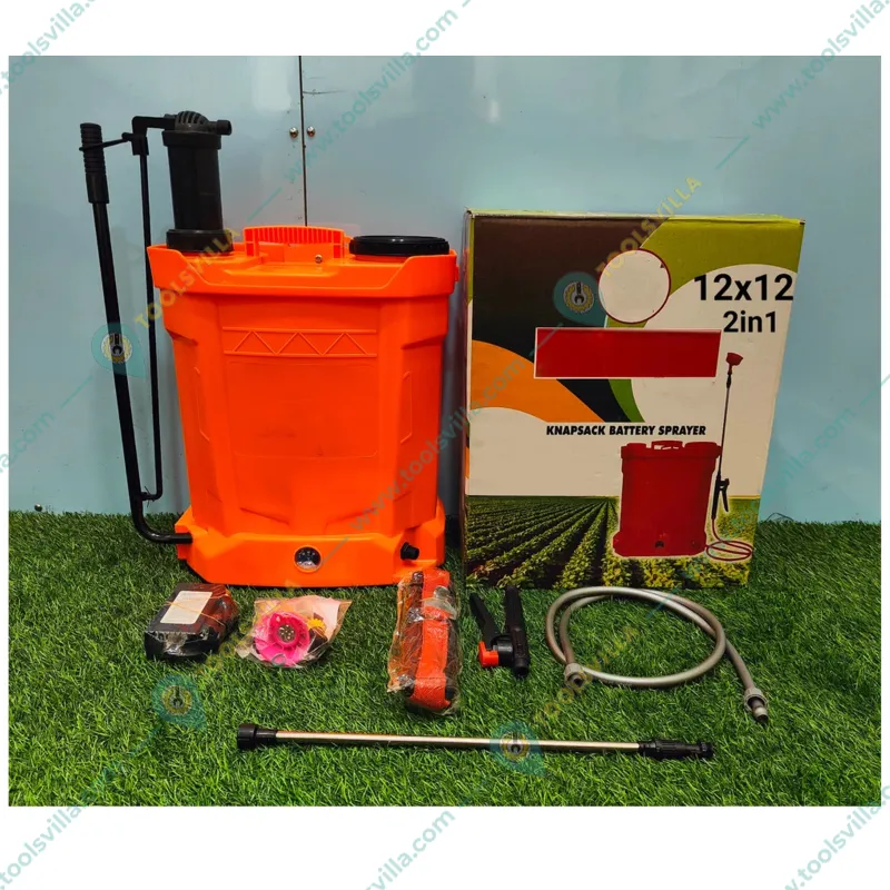 Heavy Duty 16L Manual Plus Battery (2 in 1) Sprayer With 12V 12Amp Battery