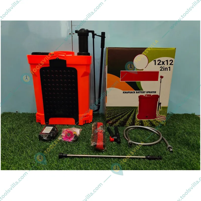 Heavy Duty 16L Manual Plus Battery (2 in 1) Sprayer With 12V 12Amp Battery
