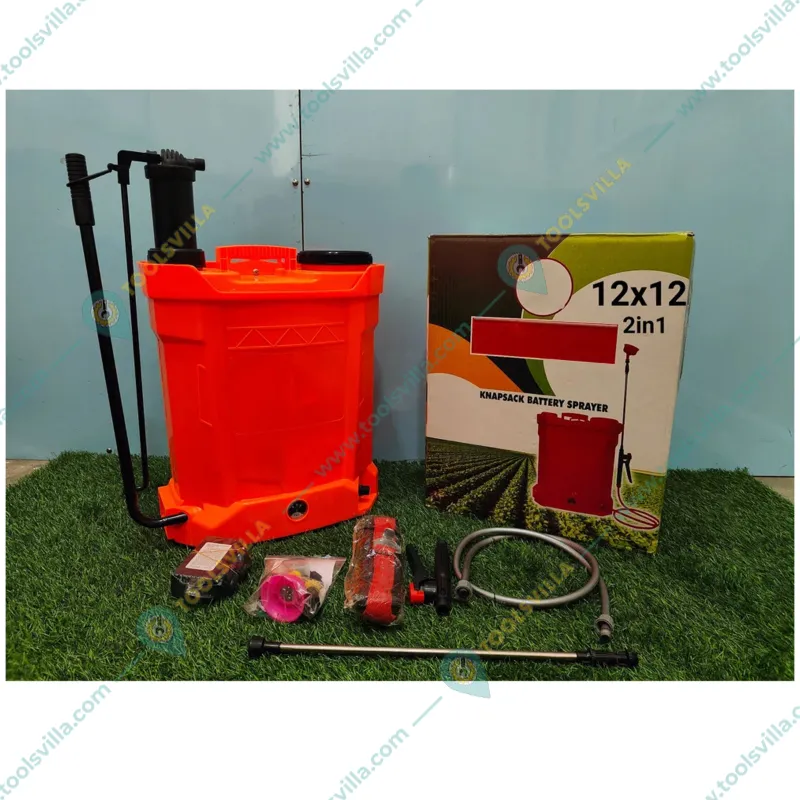 Heavy Duty 16L Manual Plus Battery (2 in 1) Sprayer With 12V 12Amp Battery
