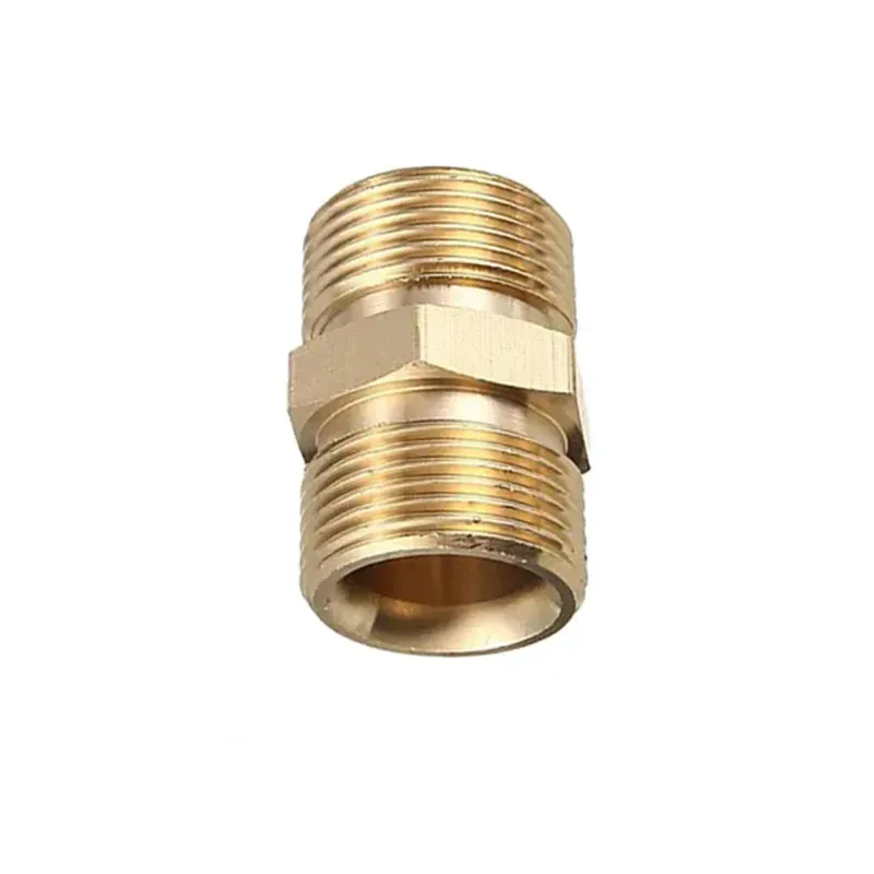 Premium Quality M22 Hose Jointer (Brass) for Extension of Washer Hose Pipe(Pack-1 Pieces)