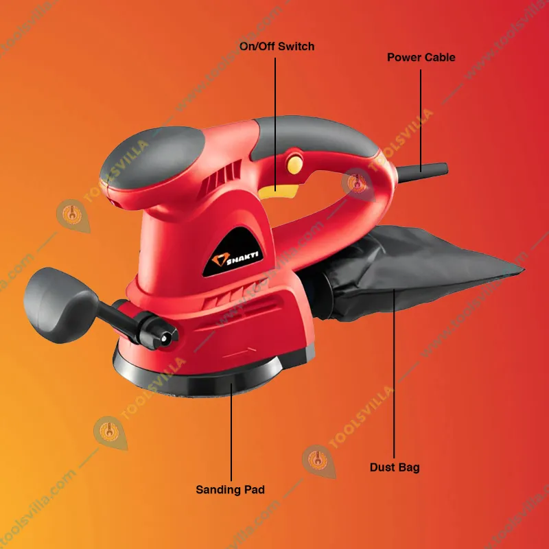 KPT Shakti 125 mm 150 W Orbital Sander, 13000 RPM (SROS125)