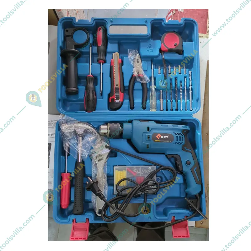 KPT 13 mm Impact Drill Tool Kit 500 W, 3000 RPM (KDK13HN)