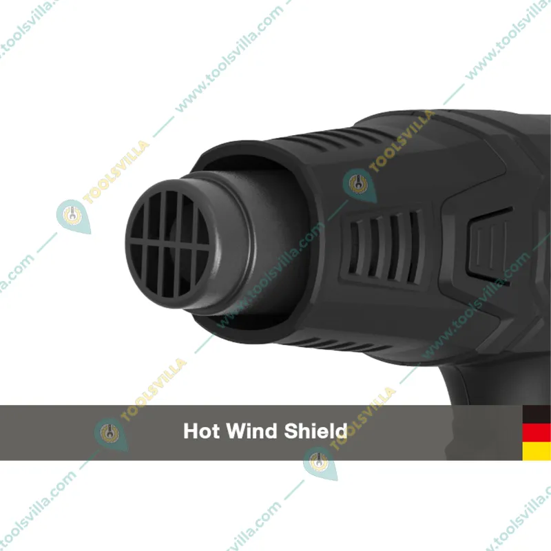 Kress 2000 Watt 2-Stages Air Flow Heat Gun With 1 Year Warranty, Max. Air Flow 330-380L/Min (KU042P)