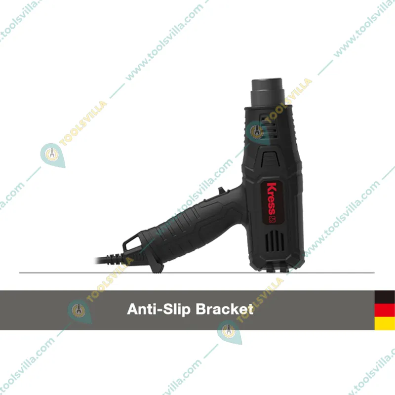 Kress 2000 Watt 2-Stages Air Flow Heat Gun With 1 Year Warranty, Max. Air Flow 330-380L/Min (KU042P)