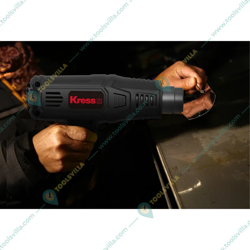 Kress 2000 Watt 2-Stages Air Flow Heat Gun With 1 Year Warranty, Max. Air Flow 330-380L/Min (KU042P)