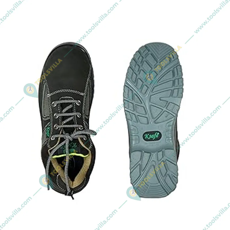  K-Safe ActivGuard Pro Black Colour With Protective Toe Industrial Work Safety Shoe(Size-6)