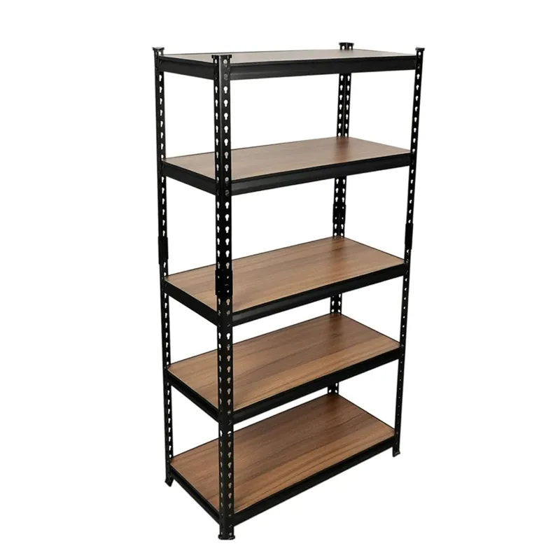 Awni 72 x 36 x 12 Inch 5 Wooden Shelves Laminated Large Size Boltless Rack For Multipurpose Uses, Load Capacity-100 Kg/Shelf
