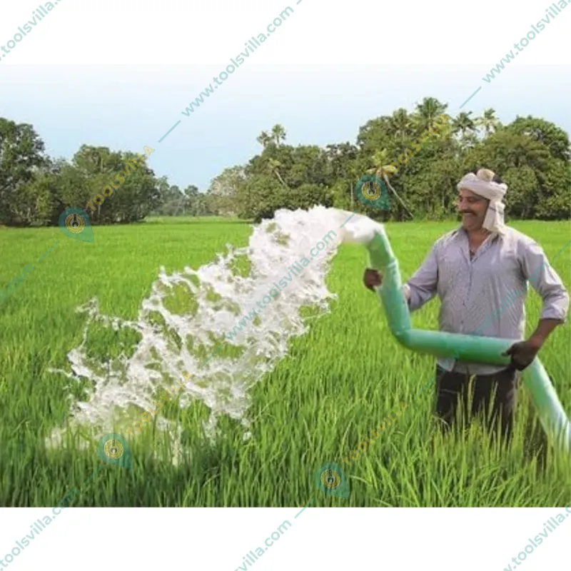 Kamal 3 inch LDPE Laminated Woven Lay Flat Tube Pipe |100% Virgin Krishi Pasara Agriculture Pipe (Green)(Size-60 mtr)
