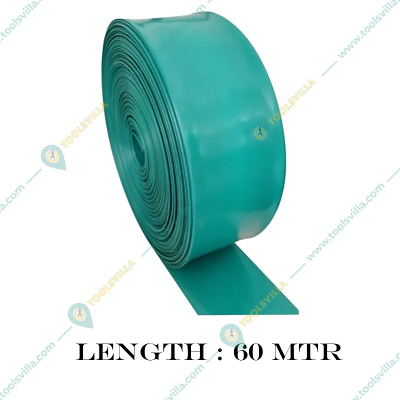 Kamal 3 inch LDPE Laminated Woven Lay Flat Tube Pipe |100% Virgin Krishi Pasara Agriculture Pipe (Green)(Size-60 mtr)