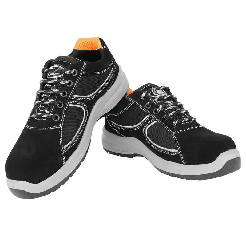  Allen Cooper AC-1582 Low Ankle Composite Toe Suede Leather Safety Shoes(Size-06 No)
