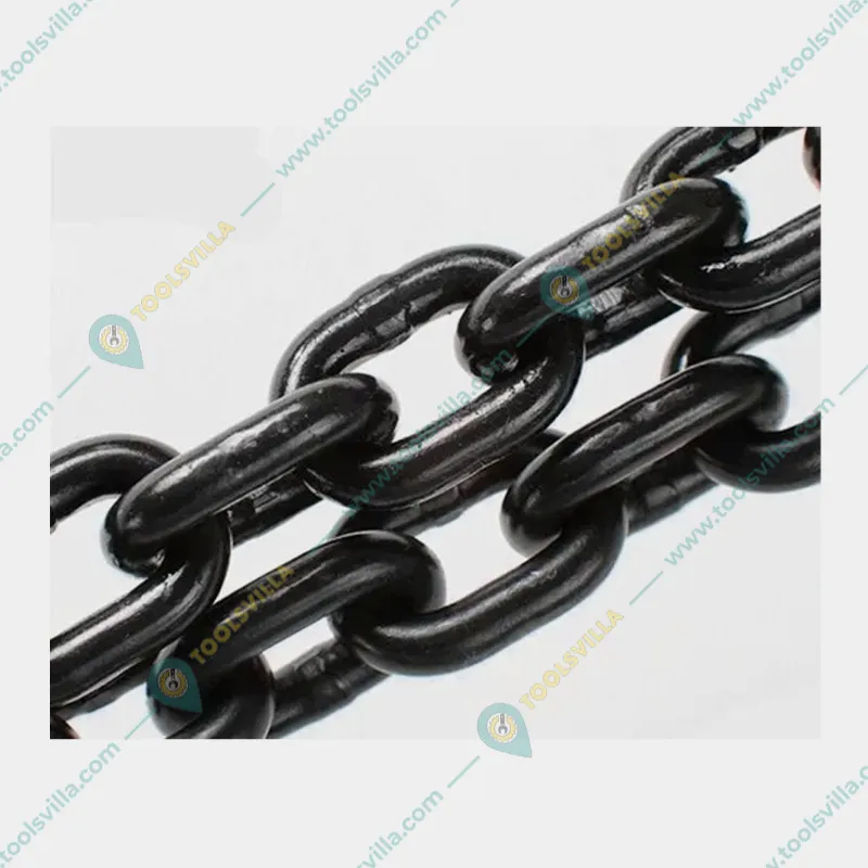 Globe Heavy Duty 8 mm Diameter G80 Alloy Steel Load Chain for Chain Pulley Block(Chain Length-6 mtr)