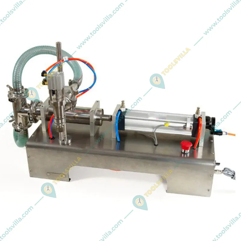 Single Nozzle Liquid Filling Machine 50-500 ml, Semi-Automatic