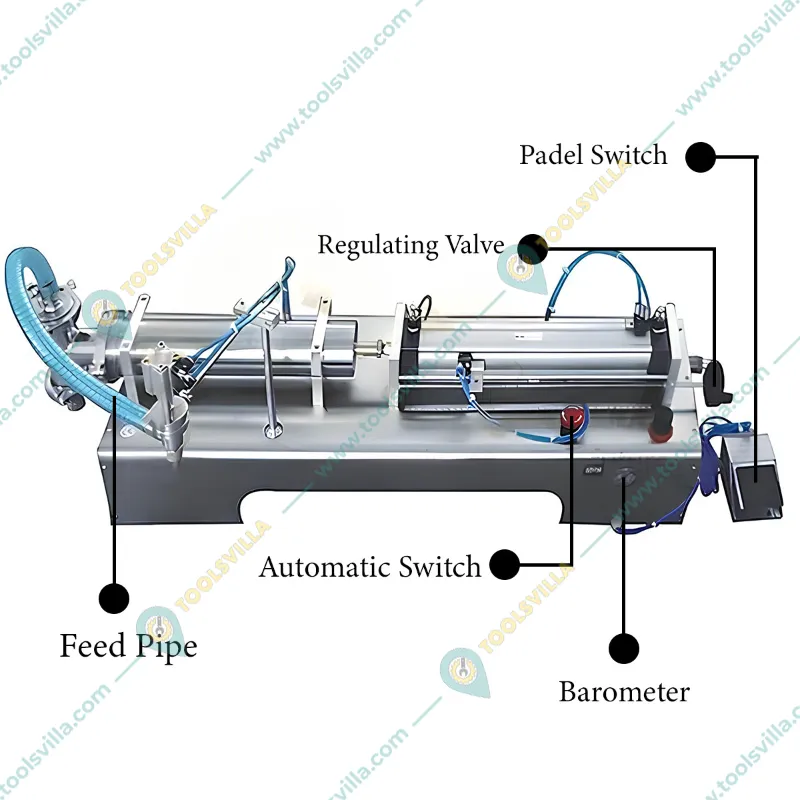 Avant Garde Liquid Filling Machine, Single Head,  AGLFS1000