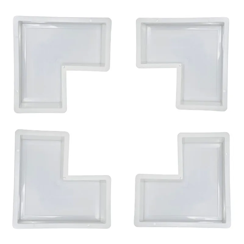 RK 60 mm L-Shape  Pack Of 4 Plastic Paver Block Mould | 23 x 13 x 6 cm