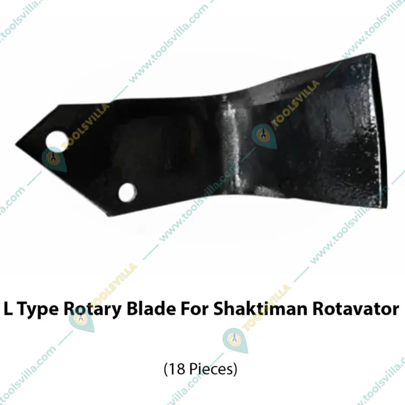 SBJ 18 Pieces of Heavy Duty L Type 12X57 Rotary Blade for Shaktimaan Rotavator (NR890)