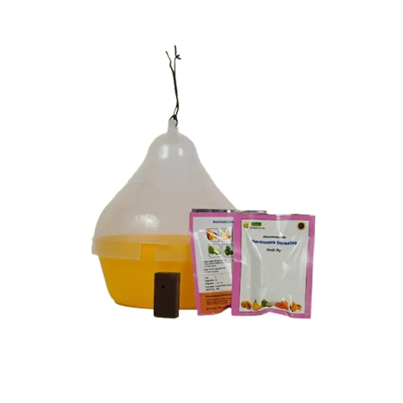 WAVAR Macphil Trap with Bactrocera Dorsalis Lure(Pack-1 Trap and 1 Lure)
