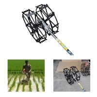 Made in India 28mm, 9Spline Paddy Wheel Attachment for Brush Cutter