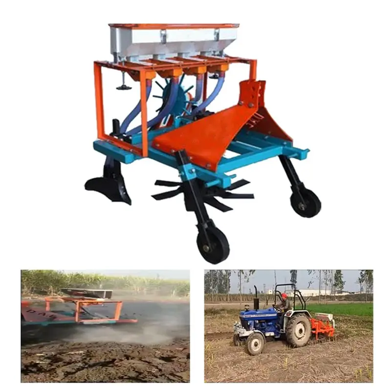 Sugarcane Stubble Shaver with Fertilizer Box for 35 HP Tractor