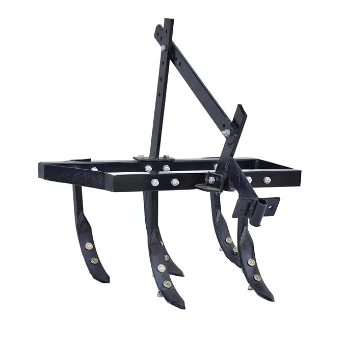 Mild Steel Economy 5 Tyne Adjustable Cultivator Attachment for 5 to 12 HP Power Weeder 