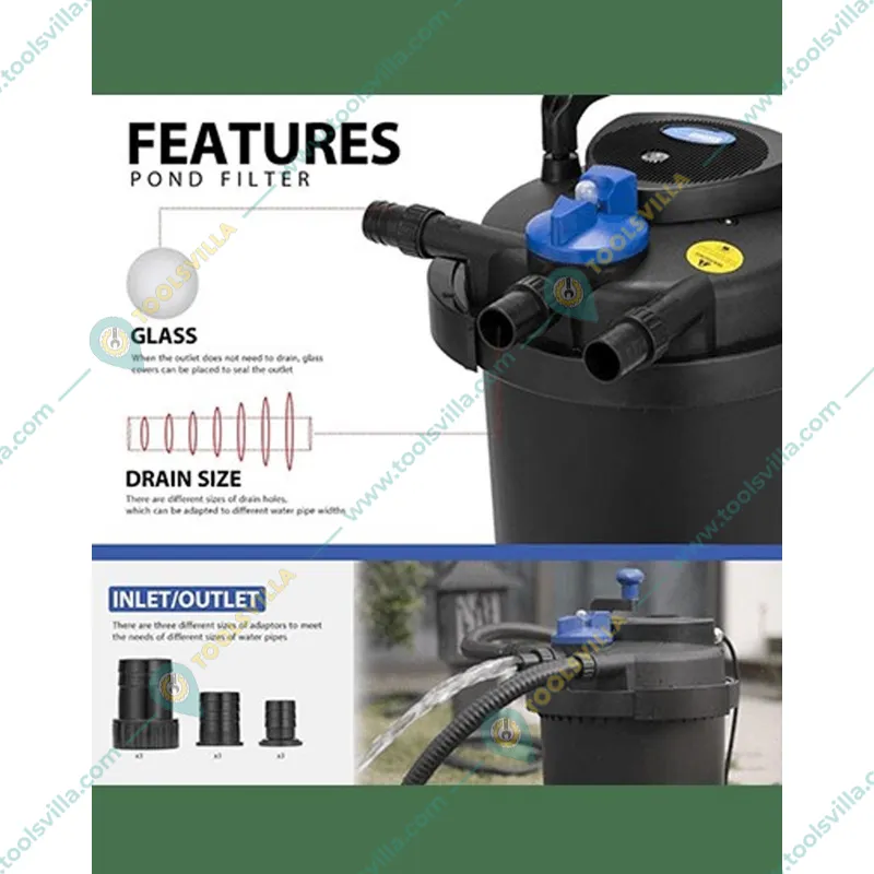 Sunsun CPF-5000 11 Watts UV CPF Series Pond Filter Without Pump