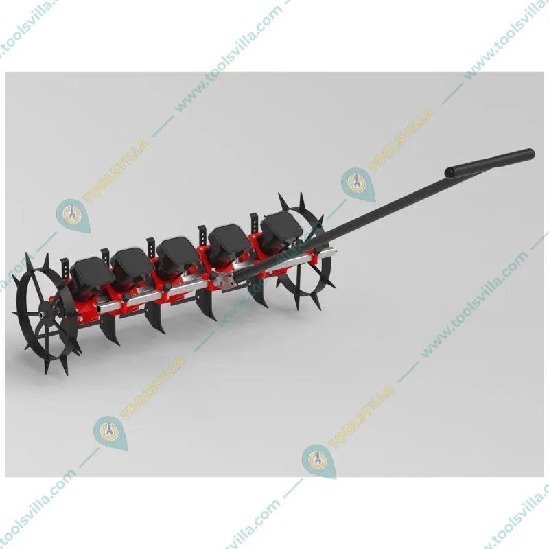 Made in India Manual Multi Seeder for 5 Rows with Handle