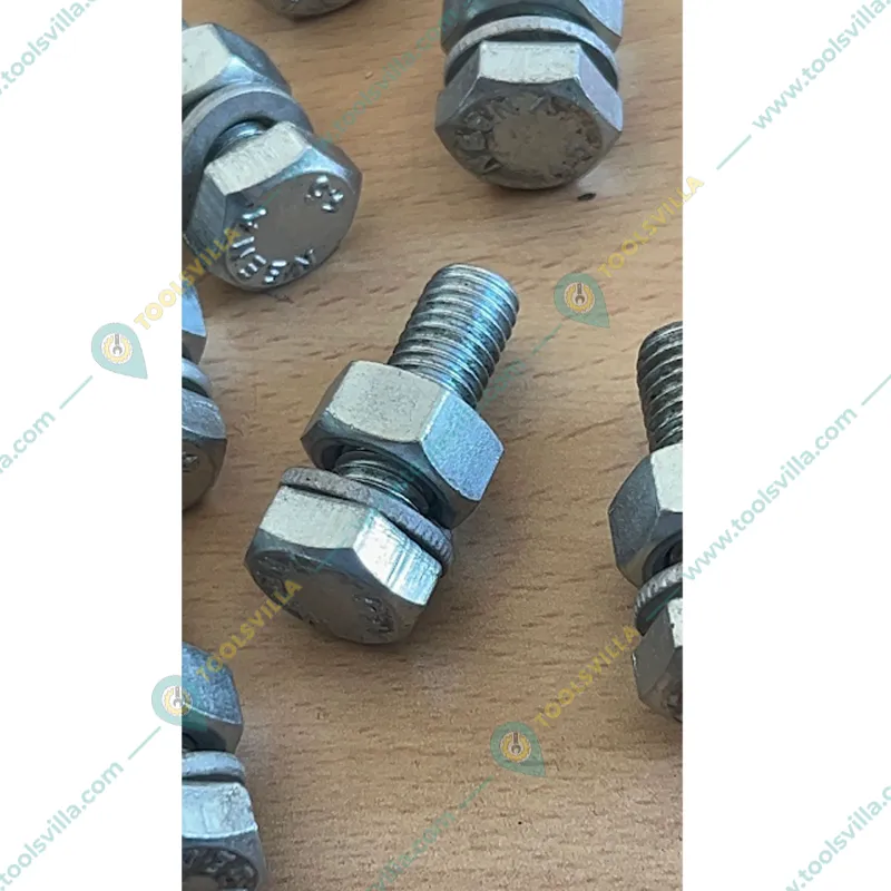 15 pcs of Nut Bolt with Washer M10 for Power Tiller & Weeder