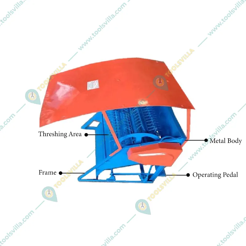 3 Feet AV-8 Manual Paddy Thresher Machine