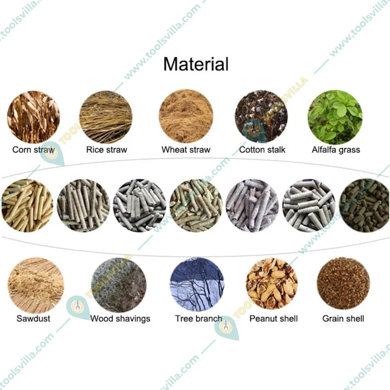 Pellet Machine 3HP Single Phase, 30 to 50 kg/hr with 4 mm Pallet Size for Animal Feed