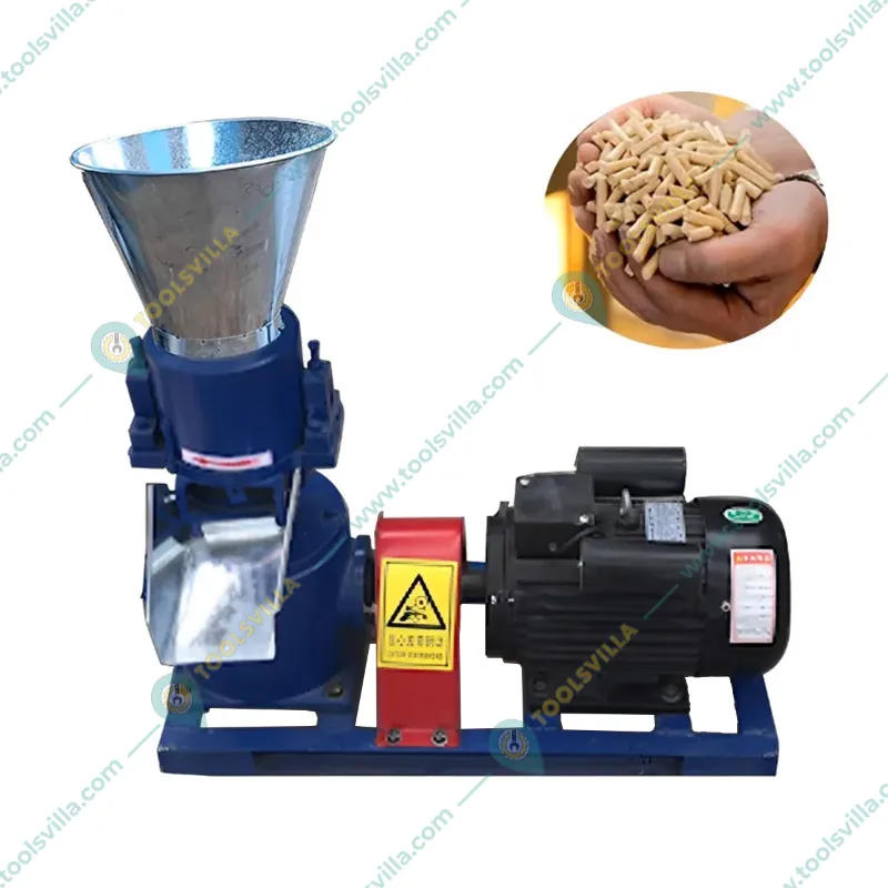 Pellet Machine 3HP Single Phase, 30 to 50 kg/hr with 4 mm Pallet Size for Animal Feed