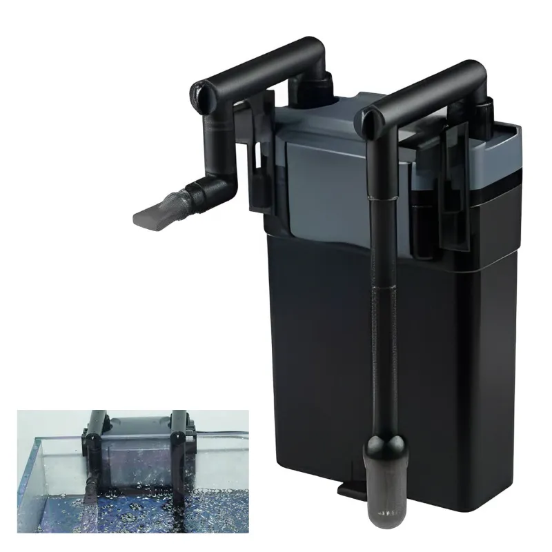 SunSun HBL 803 External Hang On Canister Filter 6W & 500 LPH with Biological Filtration for Salt Water and Fresh Water 