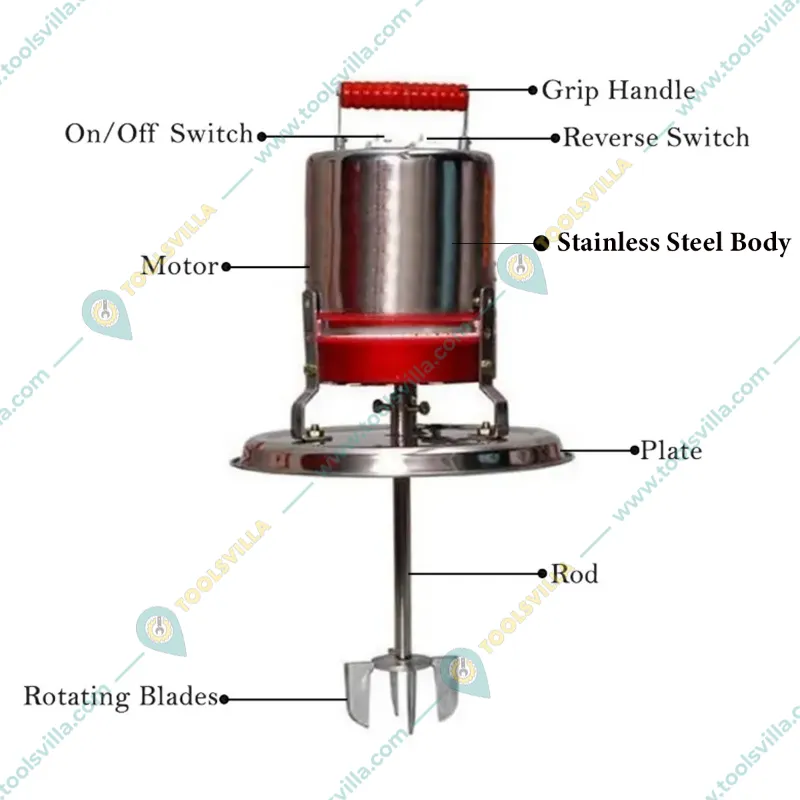 Heavy Duty Stainless Steel Madhani Machine 50 Ltrs, Farrata Model, Copper Winding Motor