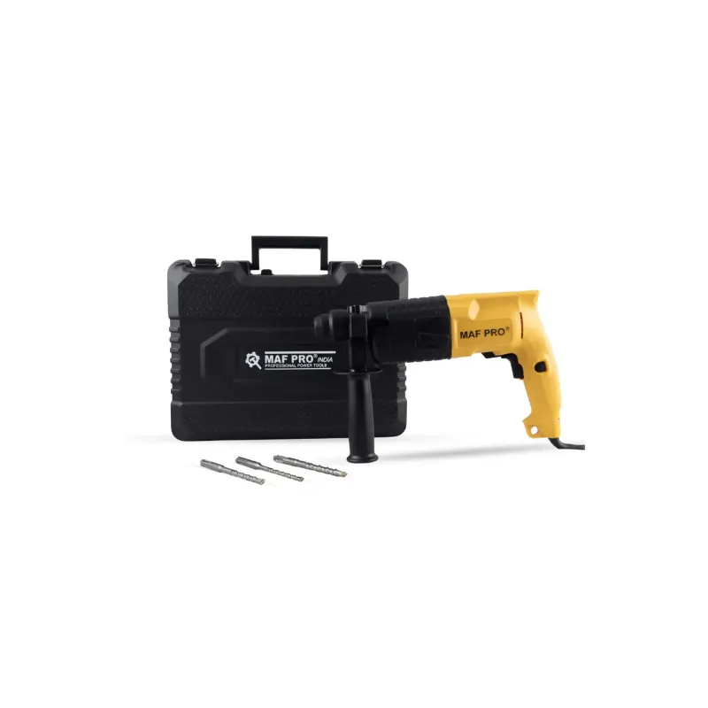 Maf Pro 22mm 500 Watt Rotary Hammer Drill With Drill Bits, 0-1200 RPM (MRH5005)