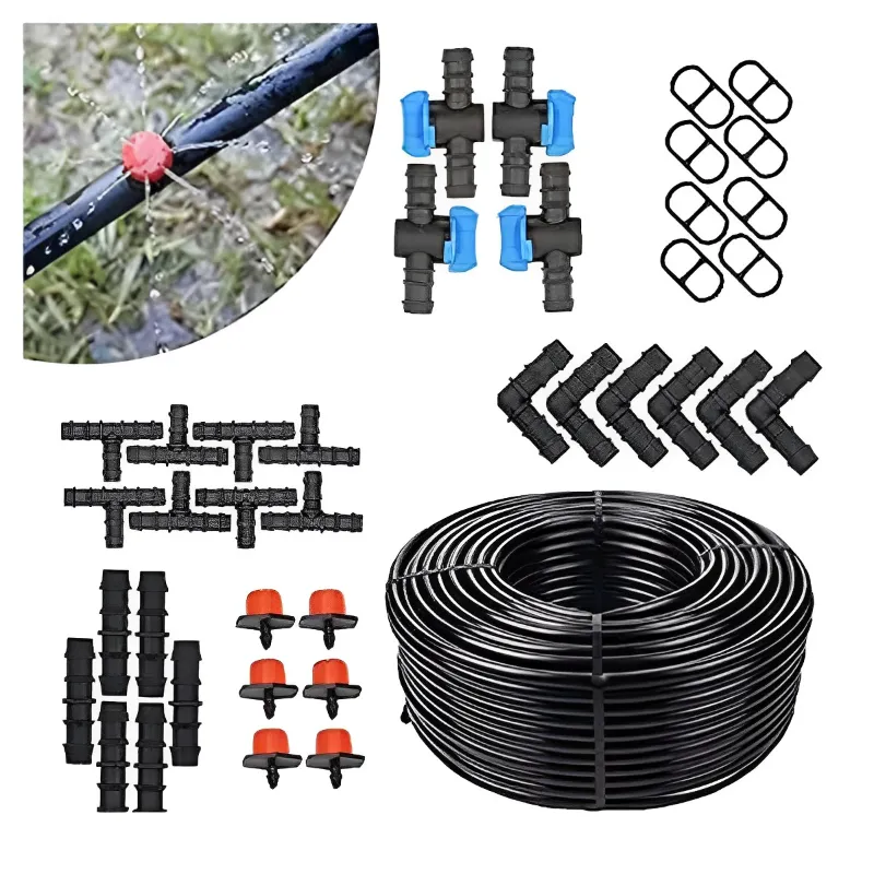 Siddhi 16 mm Diameter Main Supply Pipe for Drip Irrigation with Accessories (Size-50 meter)