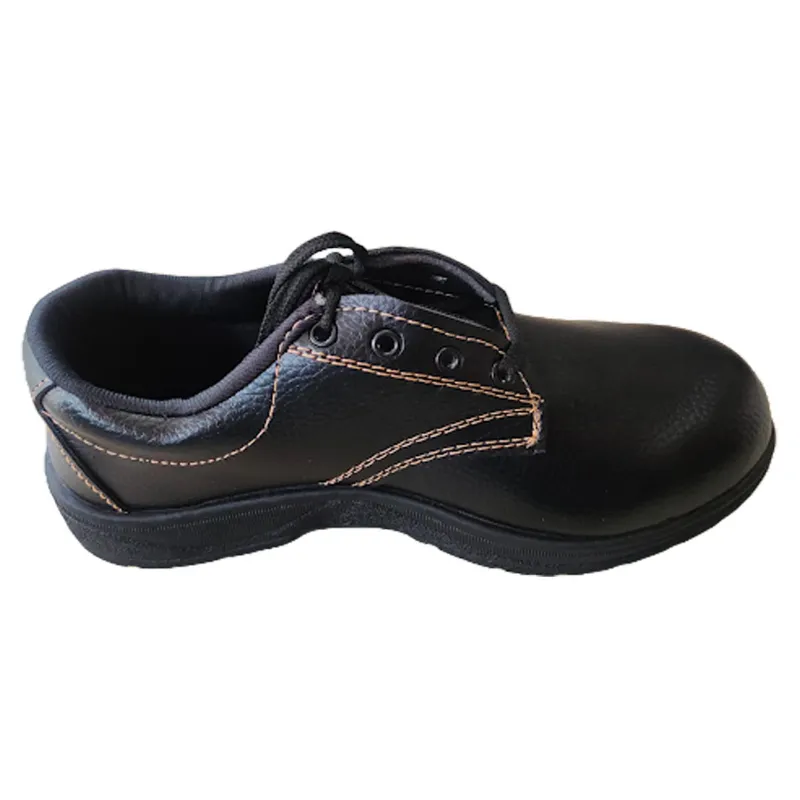 Main-toe Safety Shoe -  PVC Sole, PVC Toe, Synthetic Leather Material