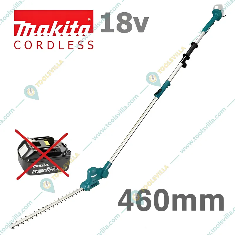 Makita DUN461WZ, 18V Battery Operated Pole Hedge Trimmer of 460mm Blade Length
