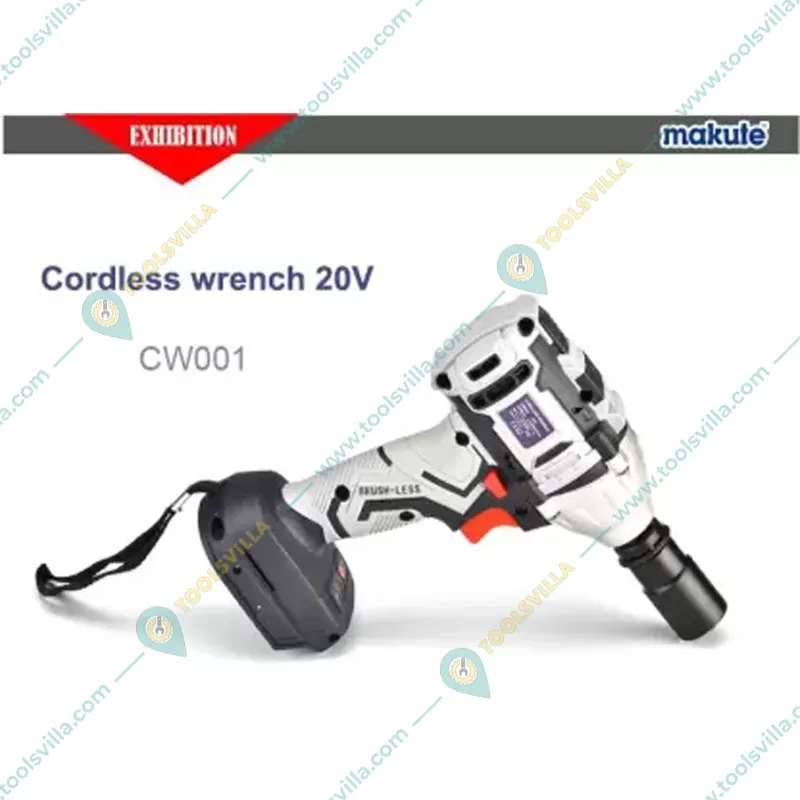 Makute 1/2 inch 20V Cordless Impact Wrench, 2200 RPM (CW001)