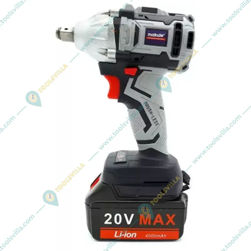 Makute 1/2 inch 20V Cordless Impact Wrench, 2200 RPM (CW001)