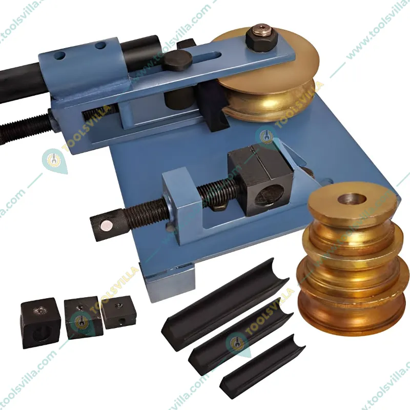 Manual 12-32 mm Round Pipe Bending Machine (6 mm Wall Thickness) with 4 Dies