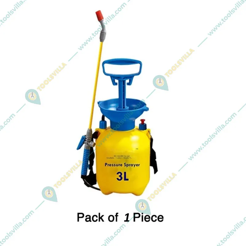 Kisankraft KK-PS3000, 3L Garden Pressure Sprayer For Watering Plants and Pesticides Spraying in Fields (Pack of 1)